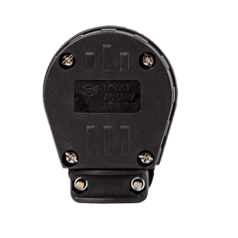 Nema 10-50P Plug 50-Amp 125V-250V 125/250V Dryer Plug Angled, 3 Pole 3 Wire Grounding Straight Blade Plug for Dyer and Ranges LK3351 - NewNest Australia