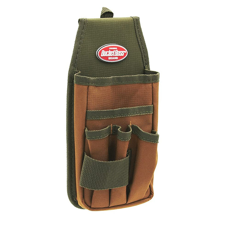 Bucket Boss - Utility Pouch with FlapFit, Pouches - Original Series (54170), Brown 600 Denier Polyester - NewNest Australia