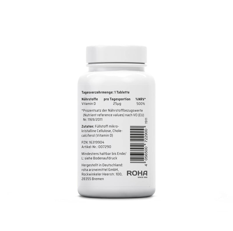 SANHELIOS Vitamin D 1,000 IU tablets 365 pcs - NewNest Australia