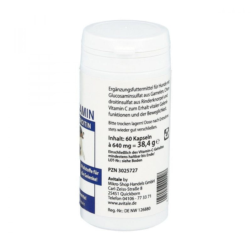 GLUCOSAMINE + CHONDROITIN capsules for dogs 60 pcs - NewNest Australia