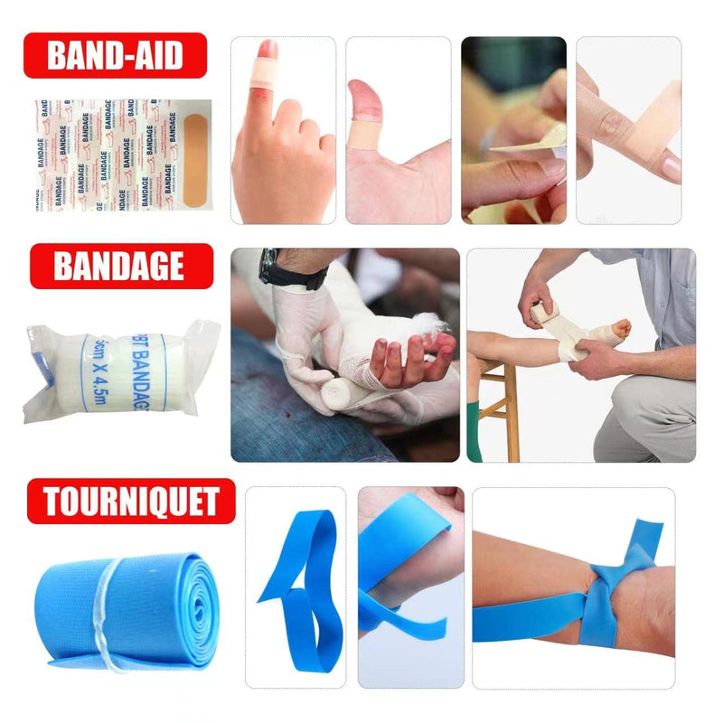 First Aid Kit, Outdoor Emergency Bag, Can Handle Emergencies In The Family, 94 Pieces Mini First Aid Kit, For Home, Car, Travel, Office, Sports, Hiking, Camping, Rescue Emergency Outdoors - NewNest Australia