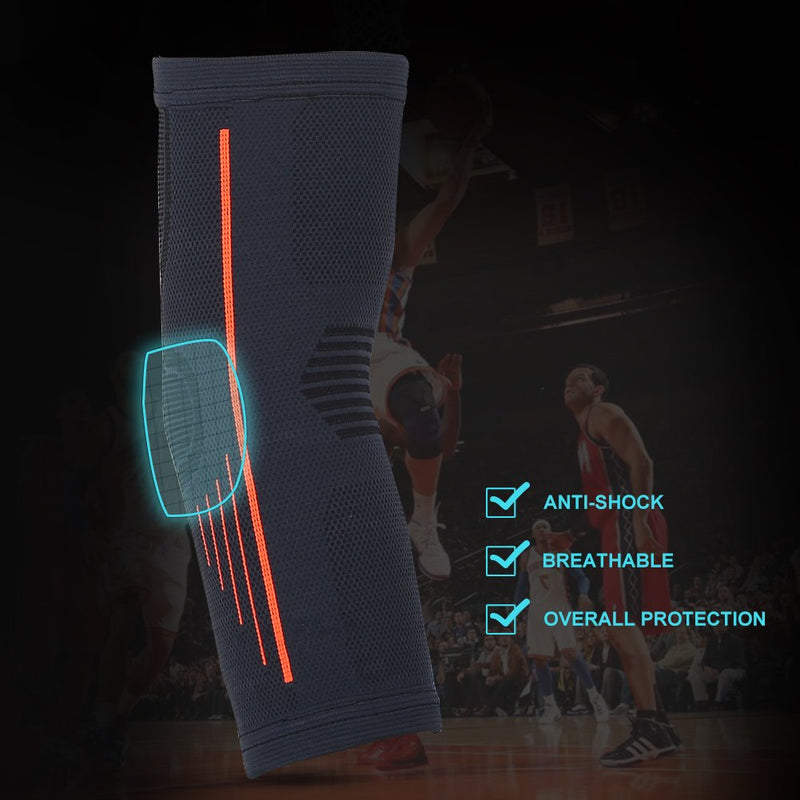 Alomejor 1 Piece Elbow Support Sleeve Unisex Sports Nylon Elbow Support Comfortable Elbow Compression Sleeve For Basketball Training Weightlifting Fitness Training - NewNest Australia