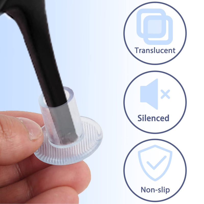 12 Pairs High Heel Protectors Transparent Heel Stoppers Invisible Heel Protectors for Grass for Women Perfect for Weddings Formal Occasions Outdoor Garden Party S, M, L - NewNest Australia