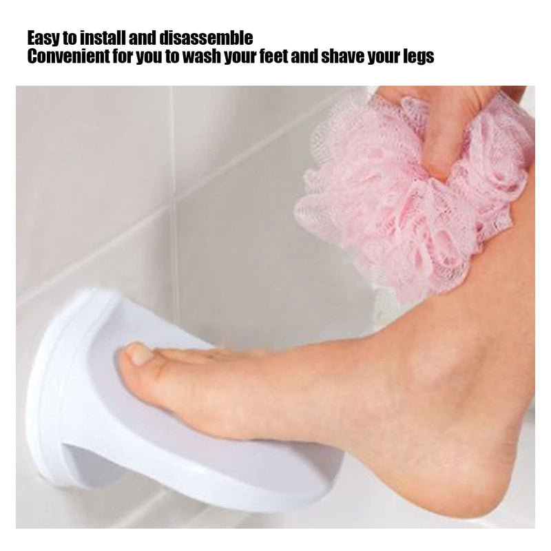 Shower Foot Rest for Shaving Legs, Professional Shower Foot Rest Elderly Bathroom Foot Pedal Step with Suction Cup Shower Foot Rest Suction Cup Shaving Pedestal Shaving Legs Time Saving Shower Step - NewNest Australia