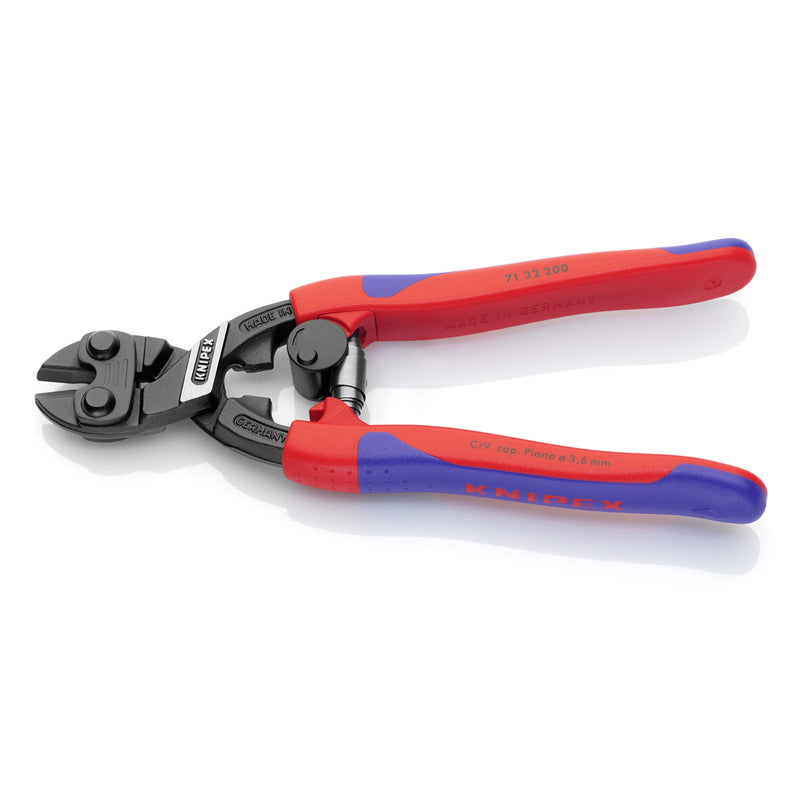 Knipex 71 32 200 Comfort Grip High Leverage CoBolt Cutter with Notch and Spring - NewNest Australia