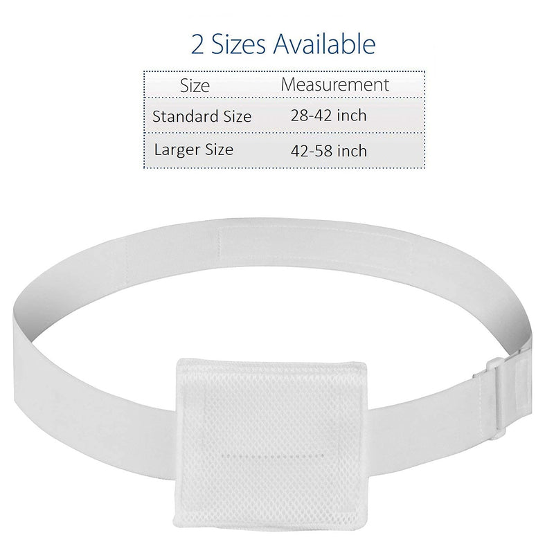 Feeding Tube G-Tube Holder Peritoneal Dialysis G Tube Belt Peg Suppiler Catheter Holder Gastrostomy Covers Pads Drainage Abdominal Dialysis Medical Belt (Standard Size 28-42 inch) Standard Size - NewNest Australia