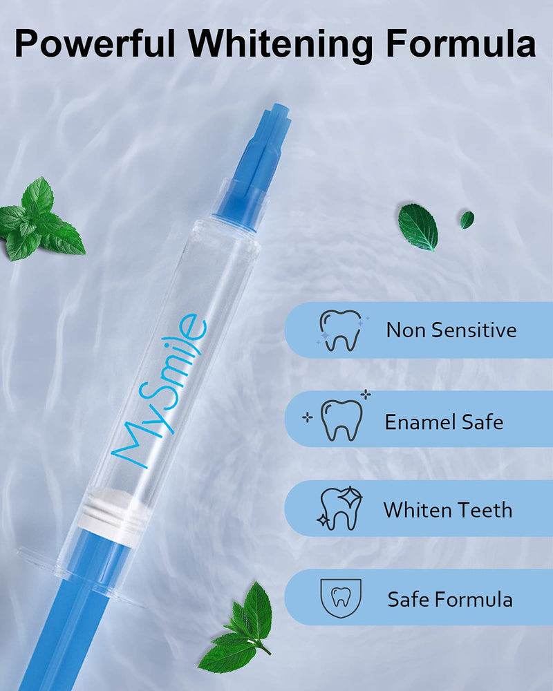MySmile Teeth Whitening Gel Pen Refill Pack, 3 Non-Sensitive Teeth Whitening Pen, Deluxe Teeth Whitener Dental Grade Tooth Whitening Gel with Carbamide Peroxide for Home, Travel, 10 min Fast Result - NewNest Australia