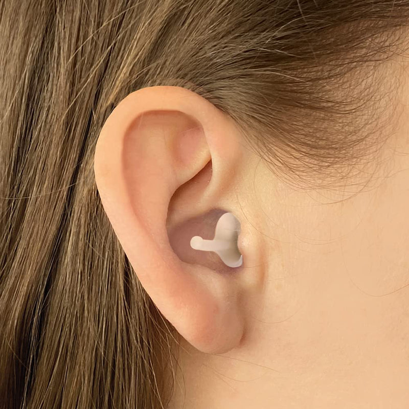 Flare Calmer Kids – Ear Plugs Alternative – Reduce Annoying Noises Without Blocking Sound – Soft Reusable Silicone - Translucent Transluscent - NewNest Australia