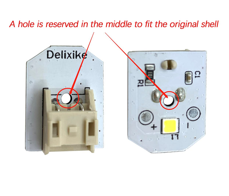 1PK WR55X25754 WR55X11132 WR55X26486 WR55X30602 EAP12172918 Compatible With GE Refrigerator LED Light (Note :Only-LED/PCB) - NewNest Australia
