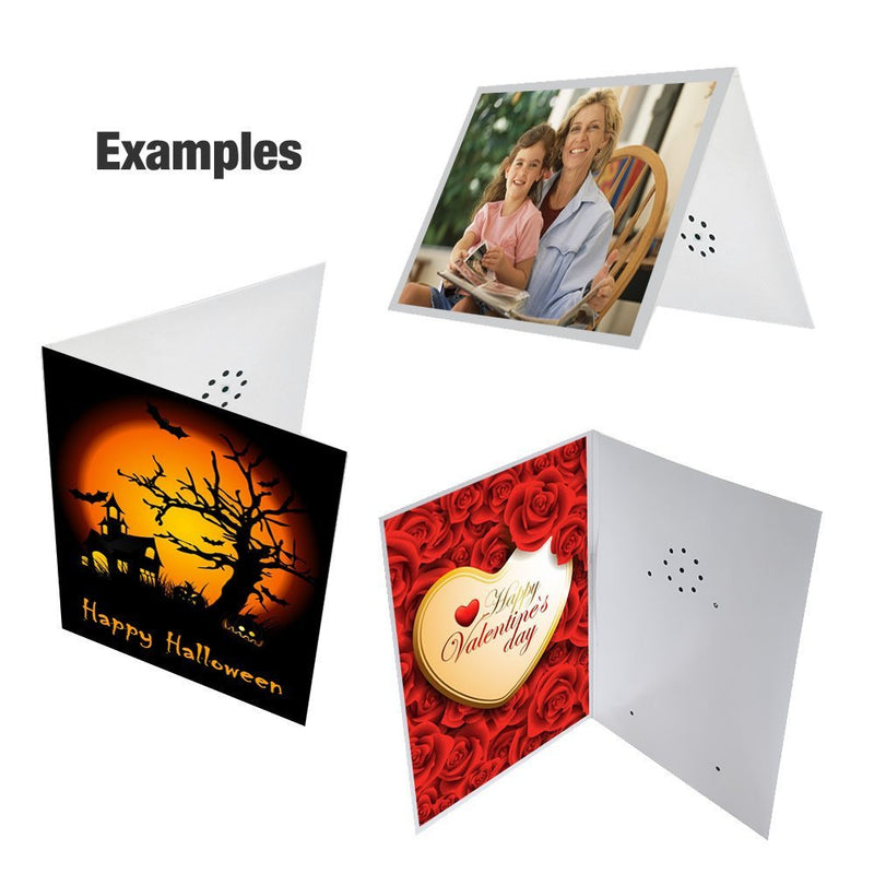 Talking Products, Voice Recordable Greeting Card, 40 Seconds Recording with Replaceable Batteries. Record and Send your own Personal Voice Message, Music or Sound Effects - NewNest Australia