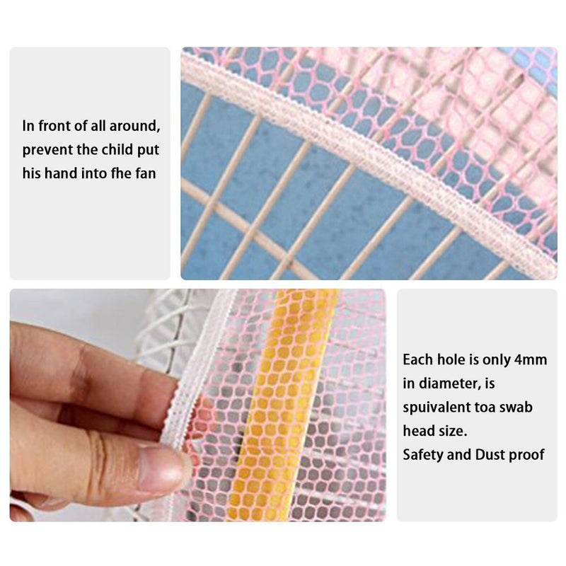 2pcs Fan Guard Dust Cover Net Mesh Dustproof Protection Family Kid Baby Finger Protector Safety Summer - NewNest Australia