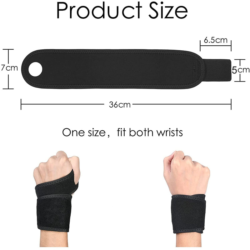 1 Pcs Wrist Support Hand Wrist Brace Carpal Tunnel Strap Adjustable Splint Brace One Size Fits Right or Left Hand Compression Relieves Wrist Pain Breathable for Fitness, Weightlifting, Tendonitis - NewNest Australia