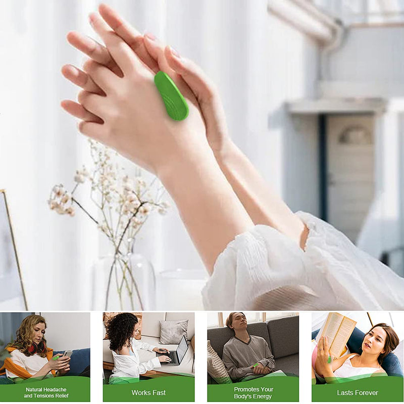 4 Pcs Acupressure Clip Migraine Relief Clip Portable Headache Clip Stress Relief Acupressure Massage Supporting Acupressure Relaxation Stress Alleviation - NewNest Australia