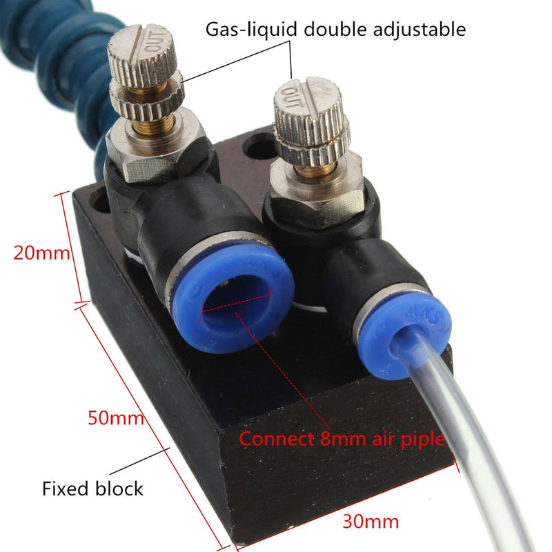OriGlam 【The Mist Coolant Lubrication Spray System for Metal Cutting Engraving Cooling Sprayer Machine for Air Pipe CNC Lathe Milling Drill - NewNest Australia