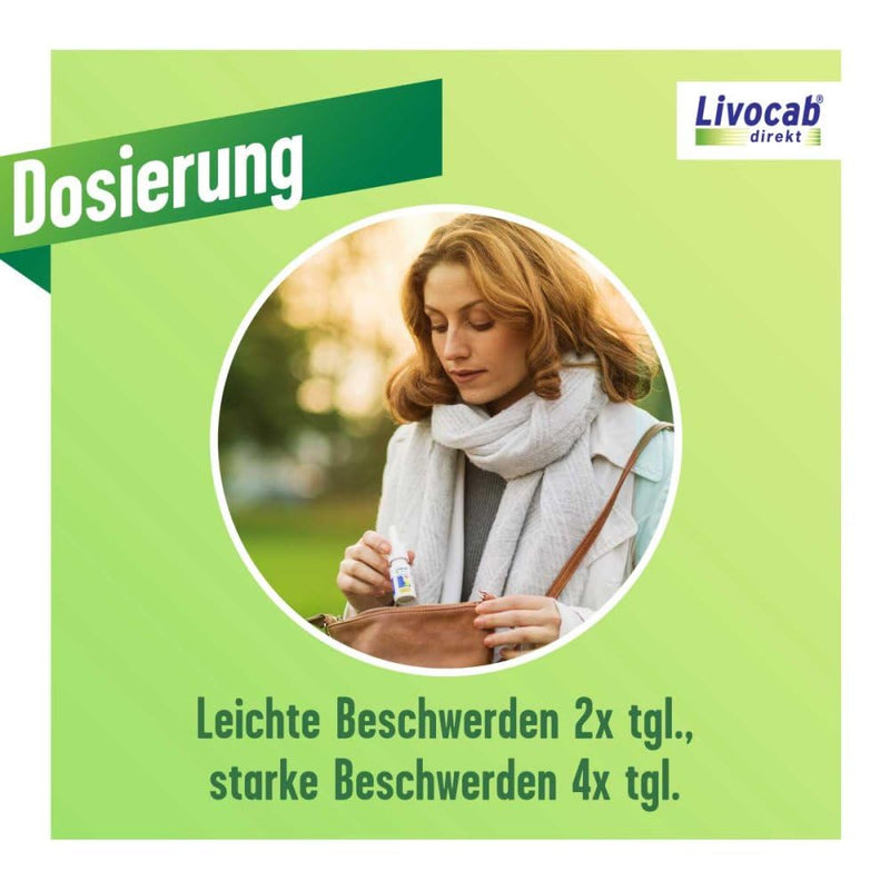 Livocab® direct nasal spray (10 ml) | Acute help for allergies | Quick help for allergic rhinitis | Effective from the first application 10 ml (pack of 1) - NewNest Australia