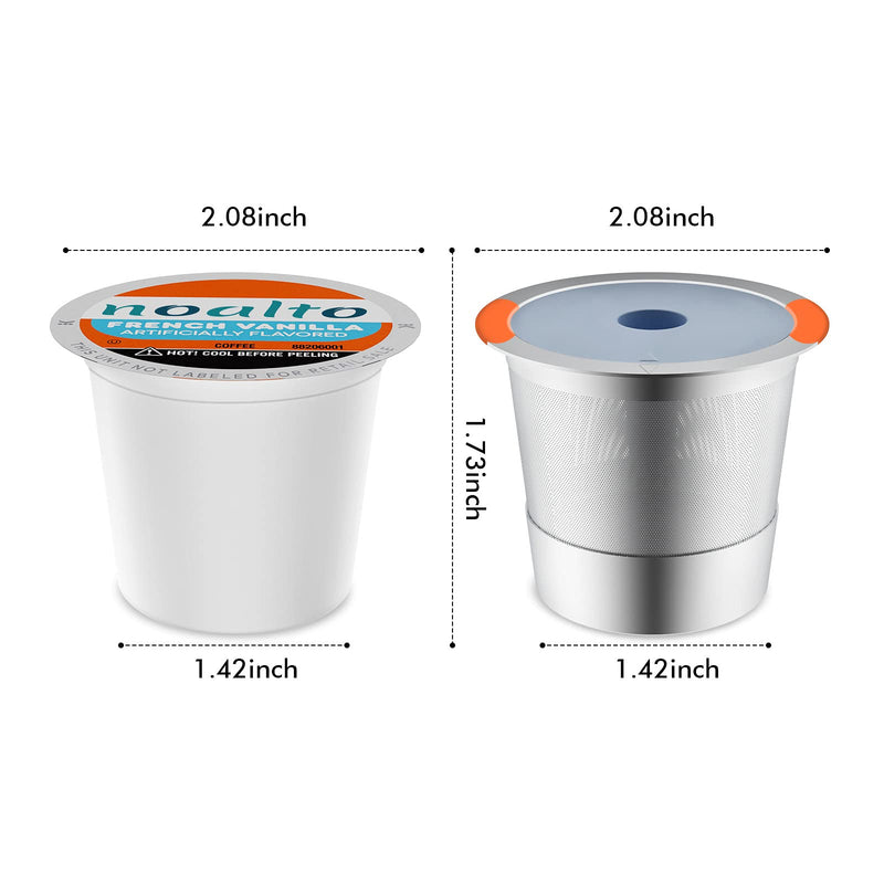 Reusable k Cup Coffee Filters,Universal stainless steel Refillable k Cups Filter Use for Keurig 2.0 and 1.0 Coffee Makers-brewers(1pack)… - NewNest Australia
