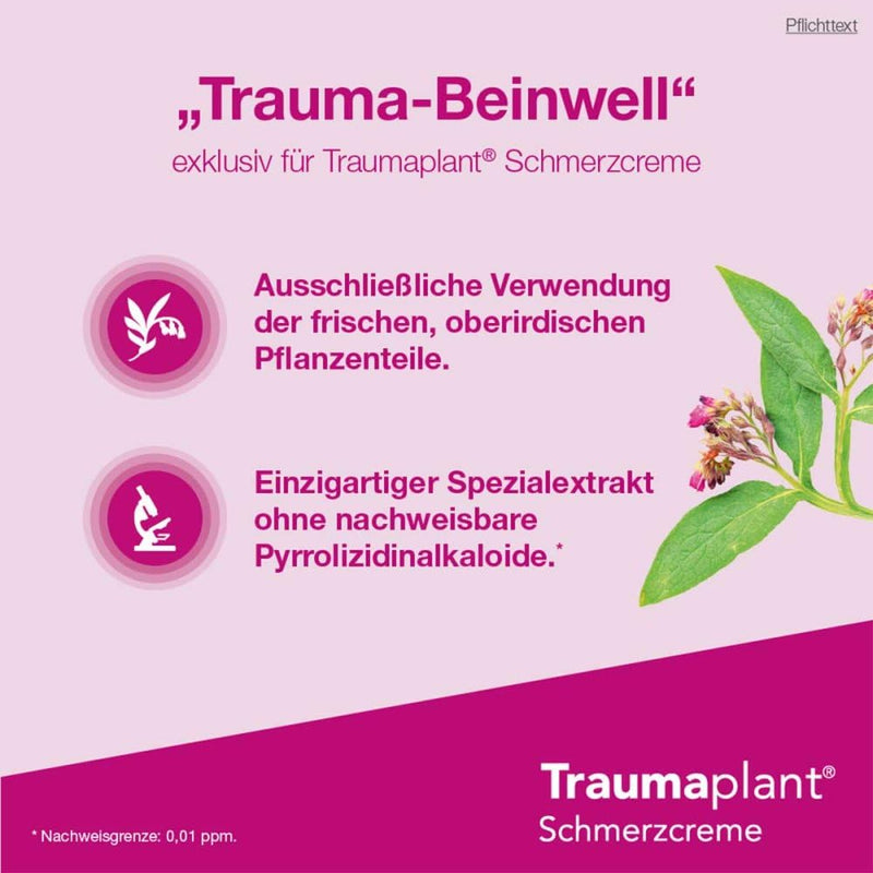 Traumaplant pain cream 100 g special comfrey extract for bruises & sprains (from sports and accident injuries), muscle and joint pain as a result of blunt injuries | from age 6 - NewNest Australia