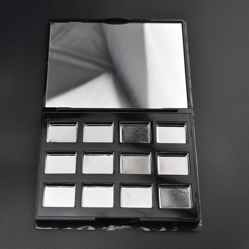 Lurrose 56pcs Empty Square Metal Pans for Magnetic Eyeshadow Makeup Palette Pressed Powder(26mm) - NewNest Australia