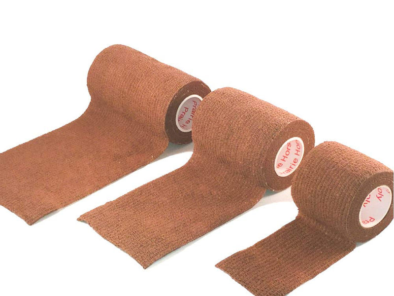 3 Inch Self Adhesive Medical Bandage Wrap Sport Tape (Cool Brown) (6 Pack) Strong Elastic Self Adherent Cohesive First Aid Sport Flex Rolls for Wrist Ankle Knee Sprains and Swelling Cool Brown 6 Count (Pack of 1) - NewNest Australia