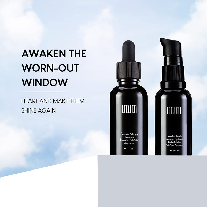 IMIM Starry Eye Duo, Age-Defying Kit for Eye Skin, Smoothing Wrinkle Anti-aging Eye Cream and Restorative Anti-aging Eye Serum - NewNest Australia