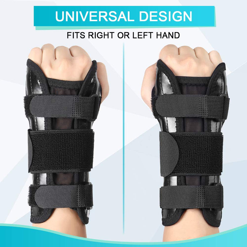 Haofy Wrist Support Brace, Breathable Wrist Splint with Detachable Aluminium Bar for Carpal Tunnel Arthritis Tendonitis Sprained Hand Joint Pain Relief, One Size Fits Left Right Hand As Picture Show - NewNest Australia