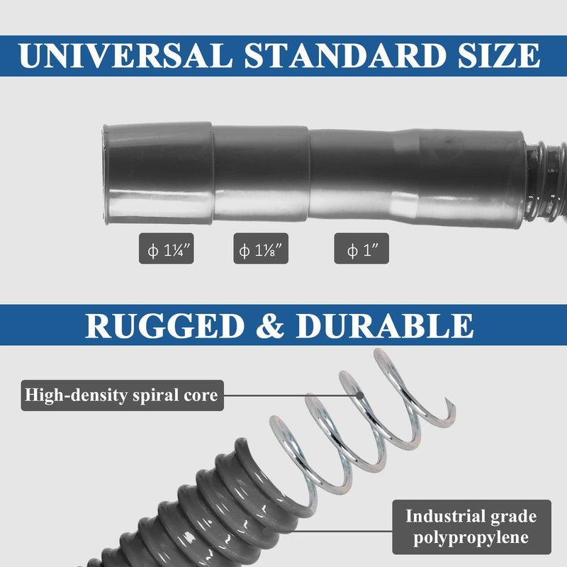 Funmit 8Ft Universal Washing Machine Drain Discharge Hose Flexible Extension Hose High Quality Fit for Most Household Washing Machines - NewNest Australia