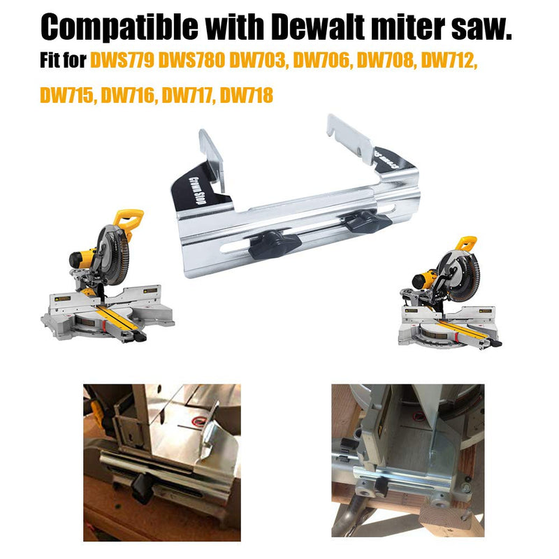 NXPOXS Replacement DW7084 Crown Moulding Stop for DEWALT Miter Saw DW703, DW706, DW708, DW712, DW715, DW716, DW717, DW718 - NewNest Australia