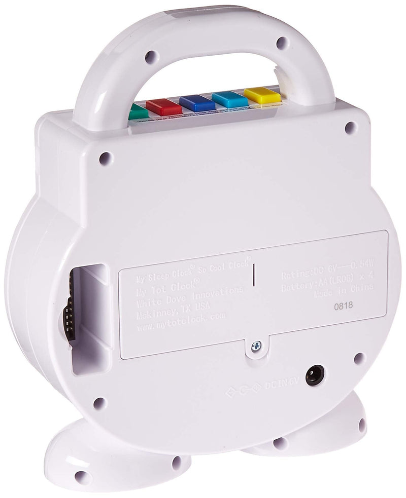 My Tot Clock Toddler Clock, White - NewNest Australia