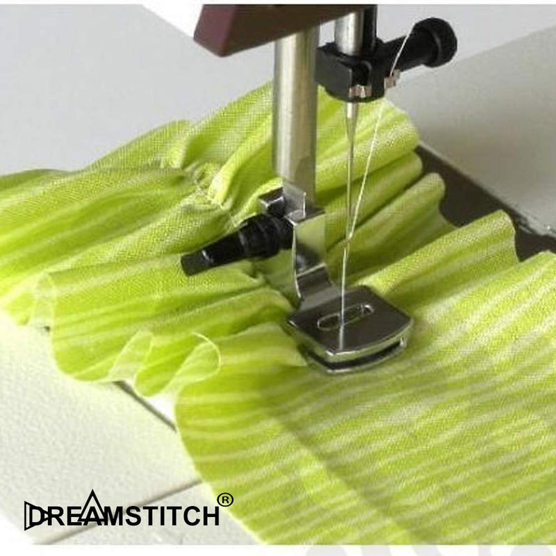 DREAMSTITCH Low Shank Shirring Gathering Presser Foot Fits for All Low Shank Brother, Janome, Simplicity, Kenmore, Pfaff, Singer, Simplicity, Viking Sewing Machine - NewNest Australia