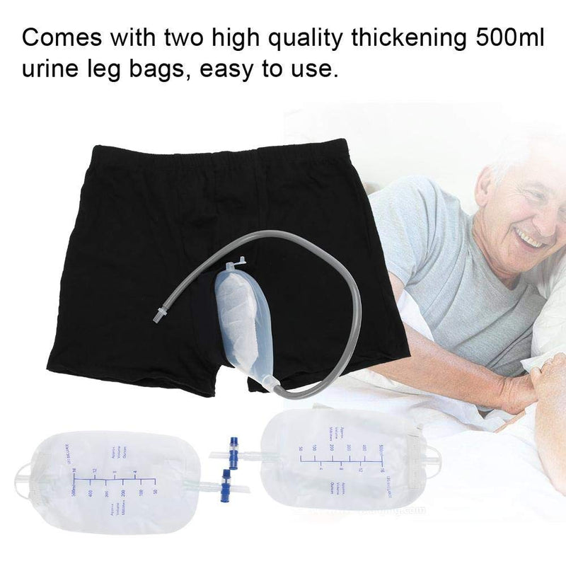 Urine Bag Pants, Urine Collectors, Urine Bag Pants Men's Wearable Incontinence Pants Urinal System With Collection Bag Portable Leak proof Pee Catheter Holder Prevent Embarrassing For The Elderly - NewNest Australia