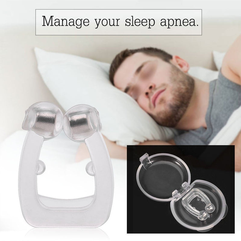 Mini Magnetic Nose Clip, Anti Snoring Solution, Snoring Aid, Snoring Apnea Stop Snoring Equipment, Natural Snoring Facilitates Instant Aid And Improves Breathing - NewNest Australia