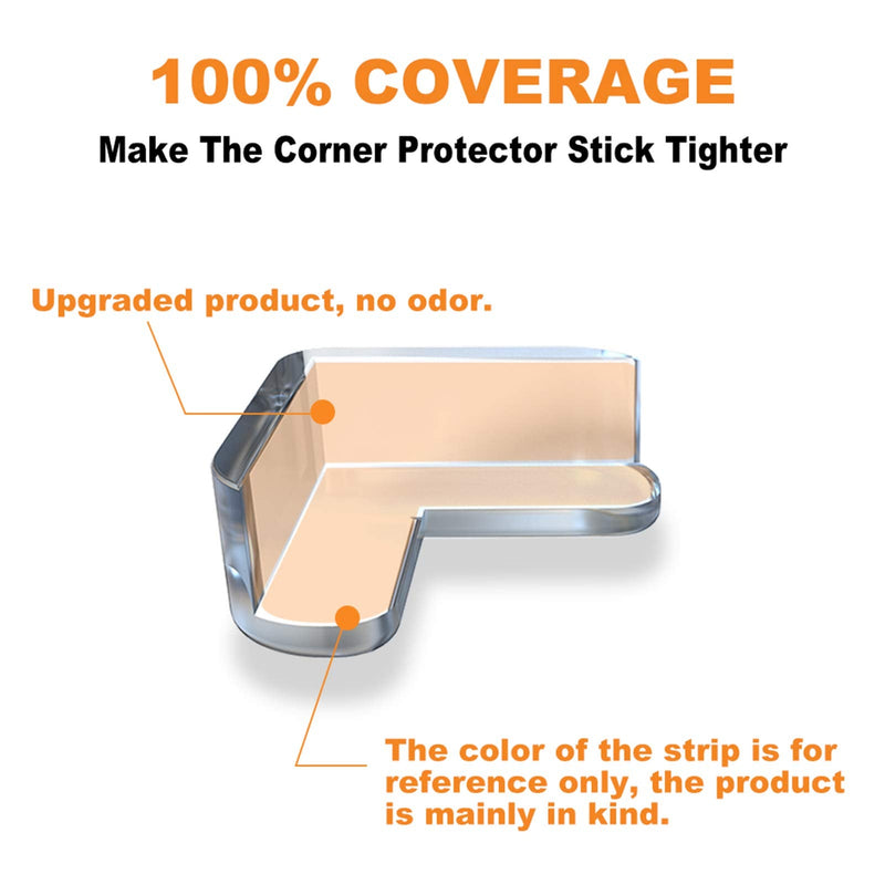 Corner Protector for Baby, Protectors Guards - Furniture Corner Guard & Edge Safety Bumpers - Baby Proof Bumper & Cushion to Cover Sharp Furniture & Table Edges - Clear and Transparent - (12 Pack) 12 - NewNest Australia