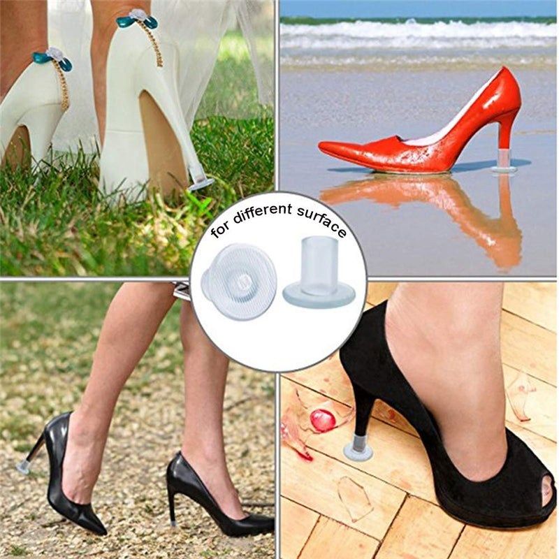 OOTSR (6 Pairs) High Heel Protectors, 3 Sizes Shoe Heel Savers for Weddings & Outdoor Events Protecting Shoe Heels, Stop Sinking at Grass/Gravel/Bricks and Cracks - NewNest Australia