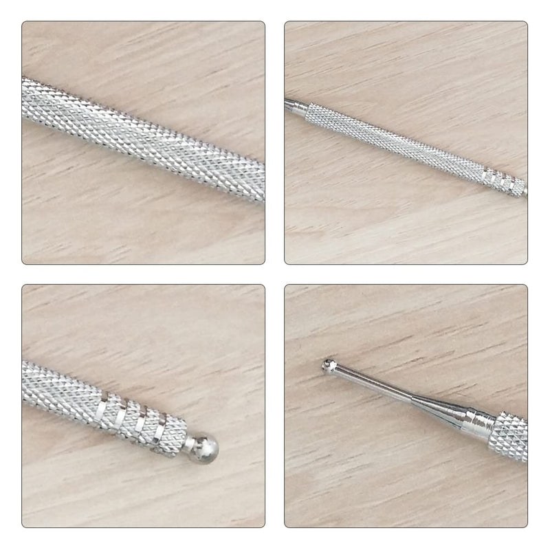 Acupressure Pen, Acupressure Pen, Massage Pen, Meridian Pen, Acupressure Rod, Acupuncture Sticks, Scar Care, Stainless Steel, Acupressure Pen 2/5 Mm, Length 10 Cm, Ball Diameter 2/5 Mm - NewNest Australia