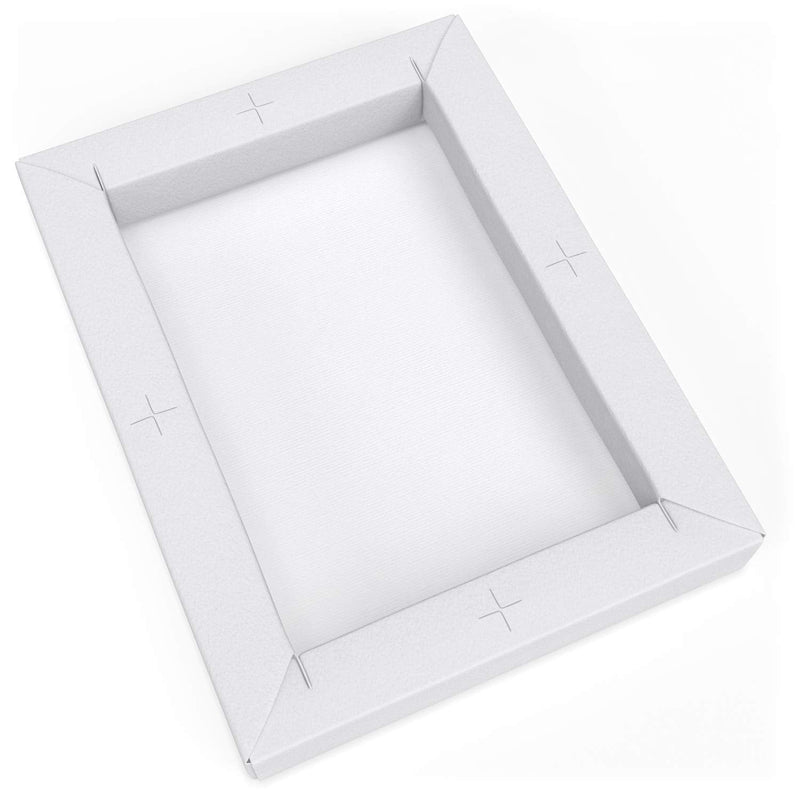 Arteza Mixed Media Paper Foldable Canvas Pad, 5x6.6 Inches, 20 Sheets, DIY Frame, Heavyweight Multimedia Paper, 228 lb, 370 GSM, Acid-Free, Art Supplies for Painting & Mixed Media Art 20 Count (Pack of 1) White - NewNest Australia