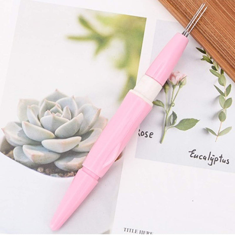 Needle Felting, Felting Needle Tool with 3 Needles, Pen Style Needle Felting Tool, Wool Felt Needle Tools, Felting Starter for DIY Patchwork & Craft, Make Beautiful Felt Animals & Patterns - NewNest Australia
