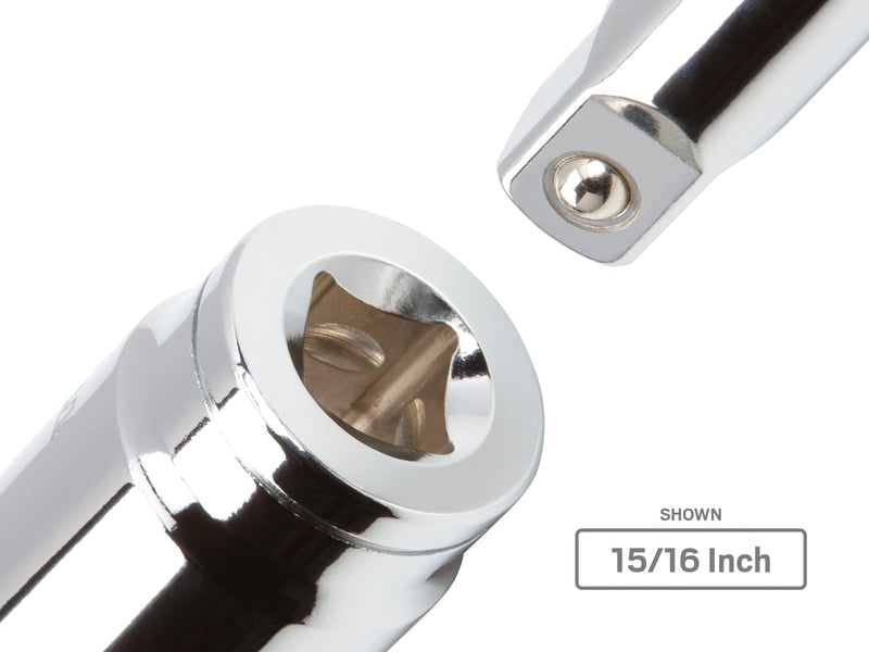 TEKTON 1/2 Inch Drive x 1 Inch Deep 6-Point Socket | SHD23025 - NewNest Australia