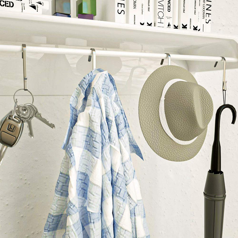 NewNest Australia - Stainless Steel Heavy Duty Utility Storage Hooks 