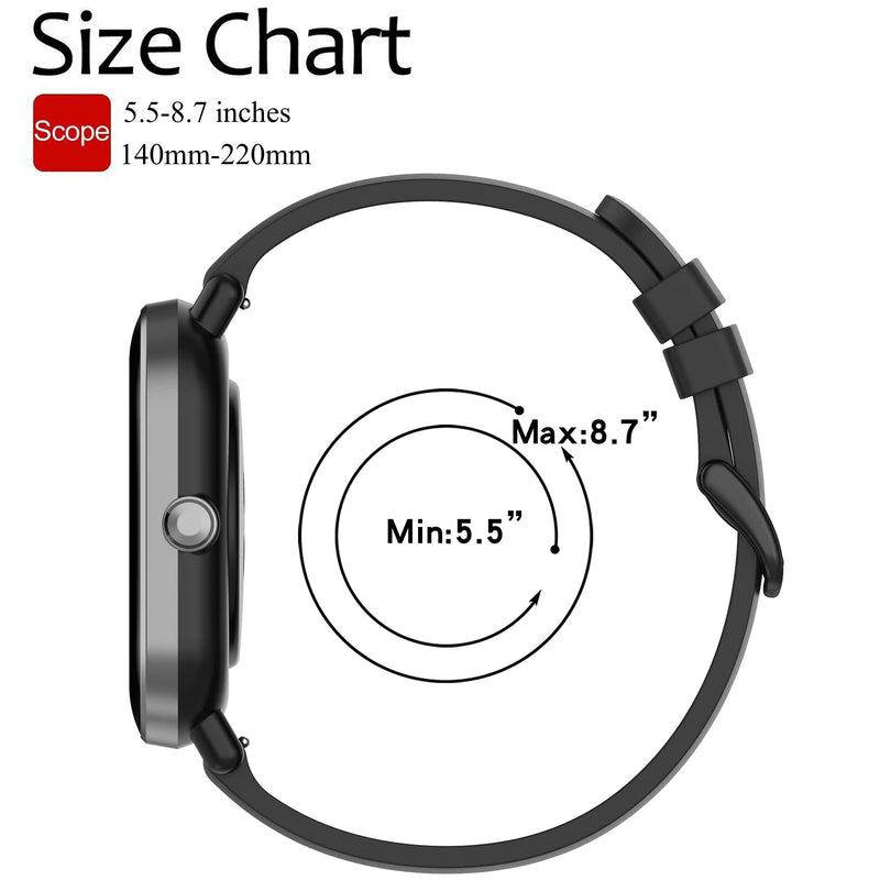 QGHXO Band Replacement for Amazfit Bip, Soft Silicone Band Replacement for Amazfit Bip/Bip Lite/Bip S/Bip U/GTS/GTS 2/ GTS 2e/ GTS 2 Mini/GTR 42mm Smartwatch (No Tracker, Replacement Bands Only) 12pcs Bands One size - NewNest Australia
