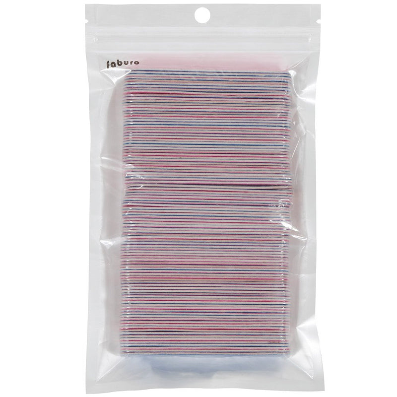 Faburo 100PCS Double-Sided Disposable Nail File 180/240 100 Pieces (Pack of 1) - NewNest Australia