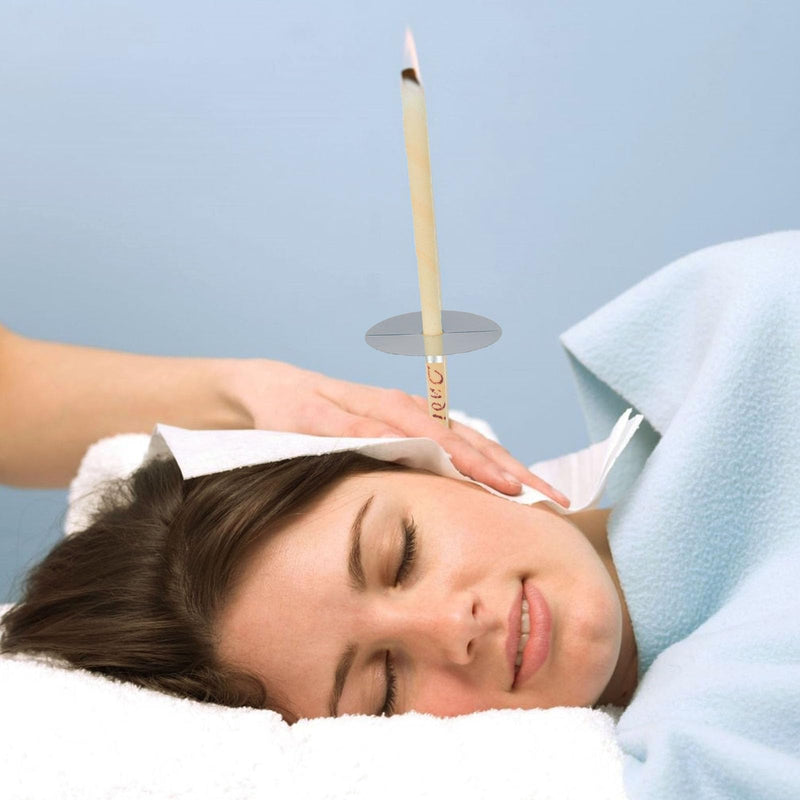 Pack Of 20 Ear Candles, Ear Wax Remover, Ear Cleaning Set With 10 Pieces Protective Discs, 20 Pieces Cotton Buds, 1 Piece Ear Spoon, Ear Candles For Relaxing And Cleaning - NewNest Australia