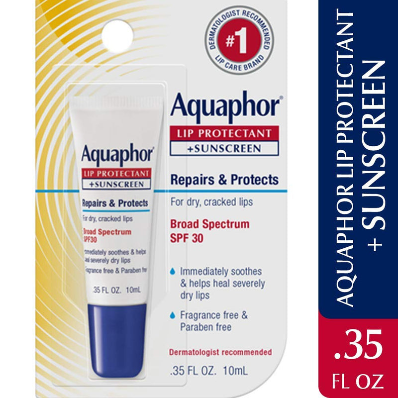 Aquaphor Lip Repair Lip Balm with Sunscreen, Lip Protectant, Lip Balm SPF 30, 0.35 Oz Tube 0.35 Fl Oz (Pack of 1) - NewNest Australia