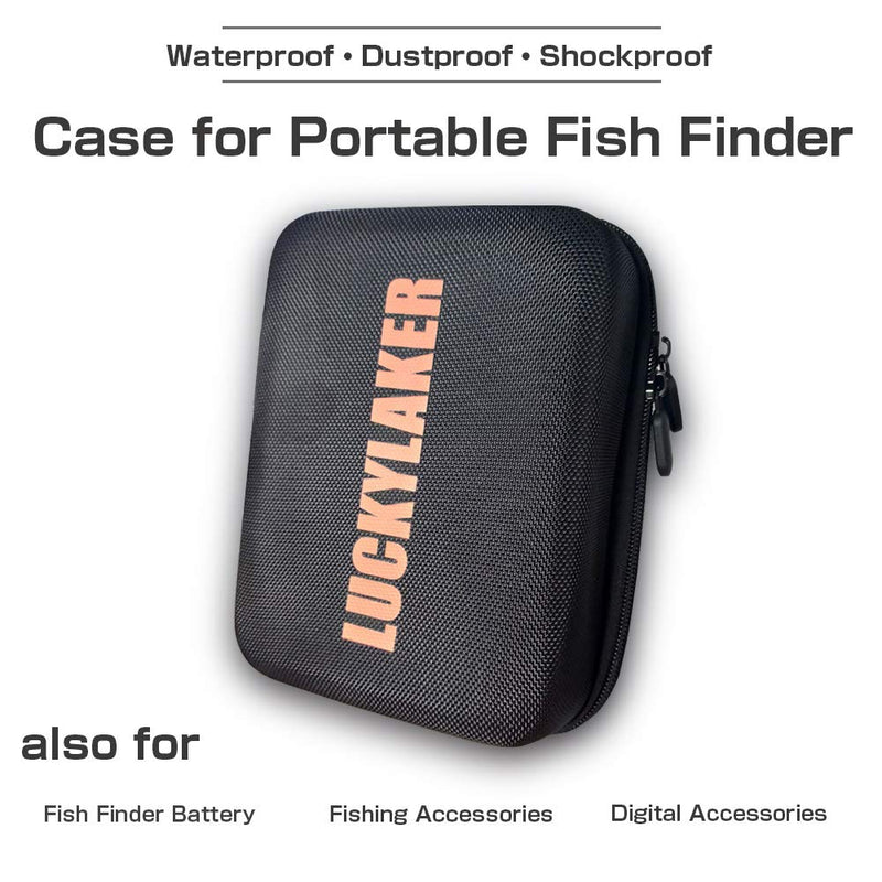 LUCKY Hard Travel Case for LUCKY/LUCKYLAKER Handheld Fish Finder Boat Sonar Fishing Finders Transducer Kayak Fish Finder Waterproof for Ice Fishing - NewNest Australia