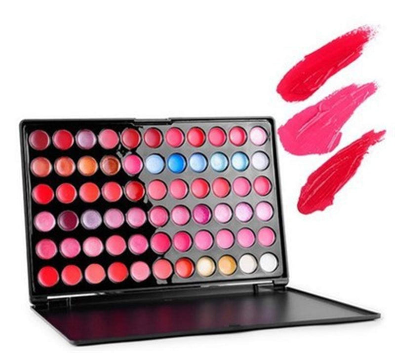 FantasyDay® Pro 88 Colors Cream Lip Gloss Makeup Palette Cosmetics Contouring Kit - Ideal for Professional and Daily Use - NewNest Australia