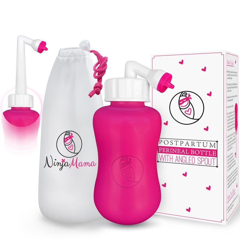 Perineal Bottle for Postpartum Care - Portable Bidet with Angled Spout for Post Partum Pain Relief - Postpartum Essentials for Hospital Bag Maternity Essentials - NewNest Australia