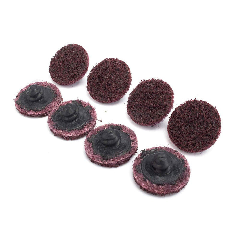 25Pcs 2 inch Quick Change Sanding Discs Set(Fine Medium Coarse) Discs Surface Conditioning Discs R-Type Disc with 1/4'' Shank Disc Pad Holder for Die Grinder, 2inch Set - NewNest Australia