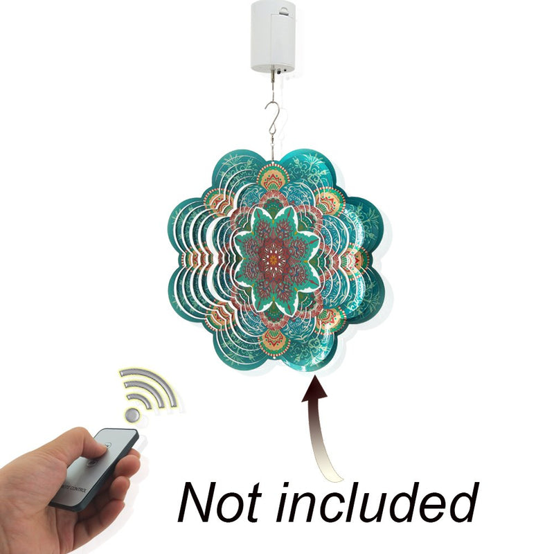 Fonmy Hanging Display Motor with Remote for Wind Spinner Ornament Hanging Decor Wind Chimes Baby Crib Mobile Battery Operated Motor-10 RPM Low Speed - NewNest Australia