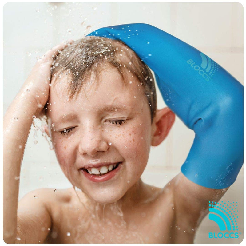 Bloccs - Waterproof Cast Arm Protector - #CA79-L - Kids (L) Blue L (Pack of 1) - NewNest Australia