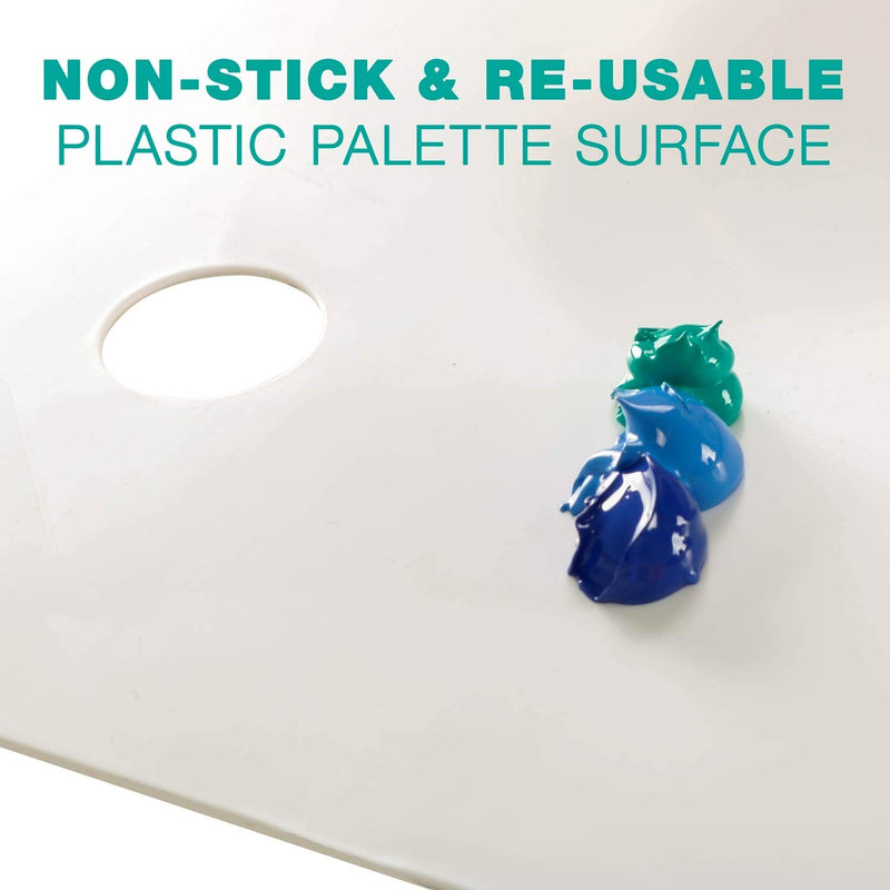 Custom Shop 12" x 12" Autobody Filler Plastic Mixing Board/Palete (Pack of 2) - Also Useful as an Artist Palette Epoxy and Acrylic Pouring Art 12" x 12" - NewNest Australia