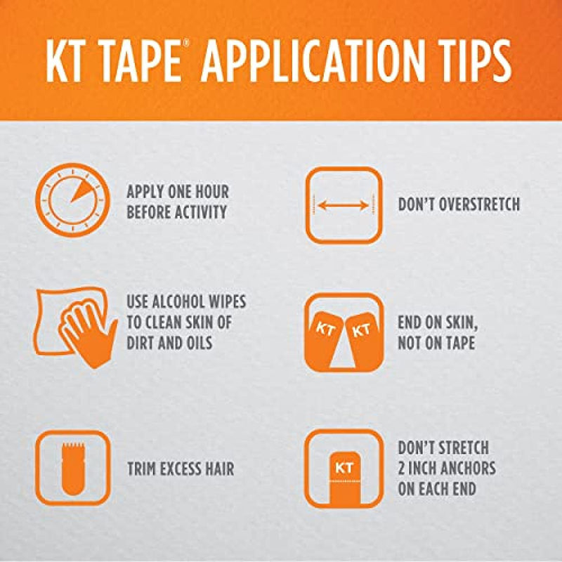 KT Tape Original Cotton Elastic Kinesiology Therapeutic Athletic Tape, 16 Ft, Uncut Roll Beige - Uncut - NewNest Australia
